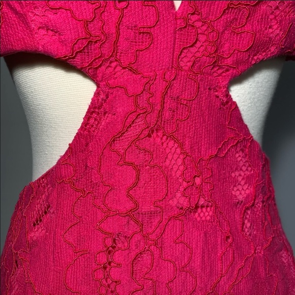 lovers + friends gown Eliot Hot Pink - Picture 5 of 7